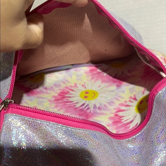 Colorful Tie-Dye Backpack with Smiley Faces - Picture 8 of 9